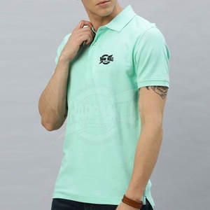 Nouveau design surdimensionné hommes Polo t-shirts col rond Polo t-shirts fabriqués au Pakistan hommes Polo t-shirts - Product Image 2