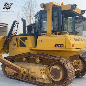 Bulldozer sur chenilles d'occasion Shantui SD16 17 tonnes, capacité de la benne de 4,8 m³, marque chinoise d'origine, bulldozer moyen, faible nombre d'heures, certifié CE - Product Image 3