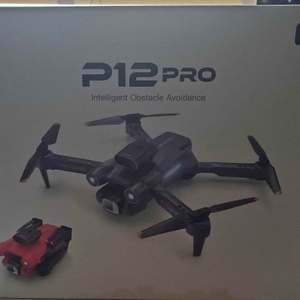 Comack NY P12 Pro Drone MINI 3 Pro โดรนเริ่มต้นการควบคุมระยะไกลกล้อง HD คู่สำหรับการถ่ายภาพทางอากาศ5กม. การส่งภาพ - Product Image 1