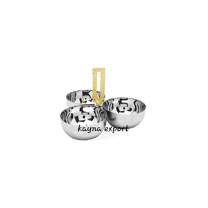 Support en aluminium décoratif de luxe au design moderne avec bol suspendu fantaisie en PE pour la maison et les hôtels - Product Image 3