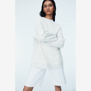 Pulls pour femmes personnalisés pour l'automne, sweat-shirt pour femmes avec imprimé lettres, col rond, hauts tendance, pull en gros - Product Image 3