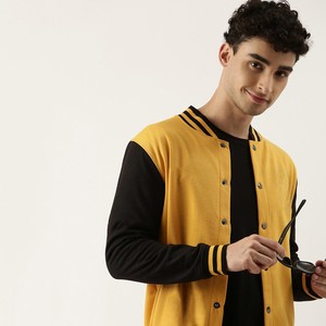 แจ็กเก็ตทีมเบสบอลแขนหนังกำมะหยี่สำหรับผู้ชายแจ็คเก็ตทีมโรงเรียนทำจาก2024 - Product Image 2