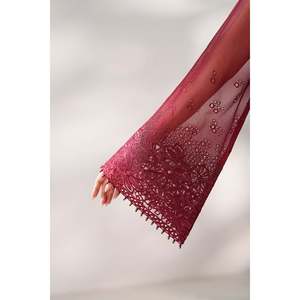 Ensemble de costume pour femme en mousseline brodée PR-1245 - Product Image 4