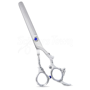 Ciseaux amincissants à manche de dragon Lames en acier inoxydable durables et tranchantes Ciseaux de barbier professionnels pour le mélange et la coupe - Product Image 1