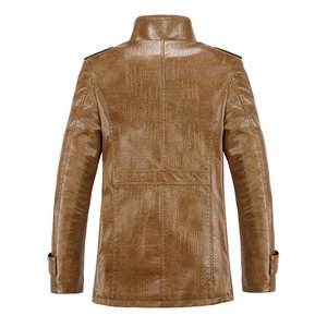 Nouvel arrivage Veste en cuir de bombardier sur pied unisexe de haute qualité Mode d'hiver Grand Power Industries-Respirant High Street - Product Image 5