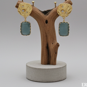 Elegant <b>Antique</b> High <b>Gold</b> Earrings Traditional Indian Handmade Ethnic <b>Jewellery</b> Perfect for Weddings, Festivals and Party Wear - Product Image 6