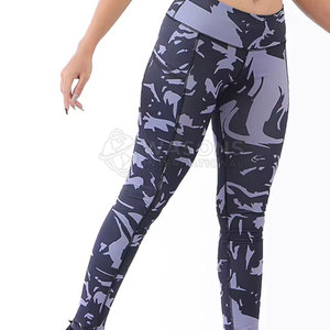 Factory Made Best Selling Women <b>Leggings</b> High Waist Breathable Spandex/<b>Nylon</b> Customized Fitness Wear - Product Image 2