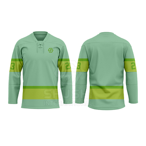 Jersey de Hockey sobre Hielo 100% Poliéster, Diseño Personalizado, Impermeable, con Color y Logotipo Personalizados - Precio Bajo - Product Image 6