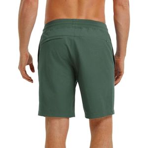 Pantalones cortos de correr de malla con cintura elástica para hombre atléticos de secado rápido de buena calidad/pantalones cortos de gimnasio - Product Image 2