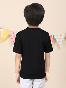 T-shirt Little Gem 100% coton pour garçons à col rond avec différentes méthodes d'impression exportées dans le monde entier - Product Image 4