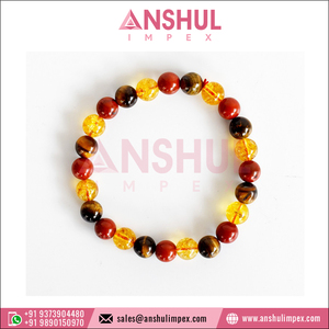Fashion Jewelry Manufacturer of Meditation <b>Bracelet</b> Boost CONFIDENCE Crystal Gemstone Beaded Intention <b>Bracelet</b> from India - Product Image 4