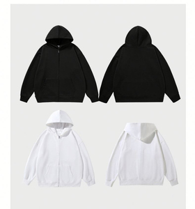 Sweat à capuche unisexe avec fermeture éclair Sweat à capuche vierge de haute qualité pour hommes Vente en gros sur mesure - Product Image 5