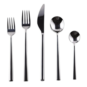 Prix d'usine de haute qualité Vaisselle de restaurant de luxe Ensemble de couverts en acier inoxydable Finition argentée pour le dîner de mariage - Product Image 4