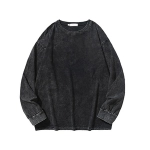 Coton mélangé basique impression personnalisée Y2K sweats à capuche 100% coton unisexe noir Vintage pull Streetwear décontracté Streetwear - Product Image 4