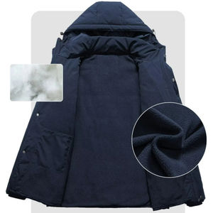 Haute Qualité Léger Puffer Veste D'hiver Personnalisable Toile Respirant Fermeture Éclair Coupe-Vent Col Montant À La Mode En Plein Air - Product Image 6