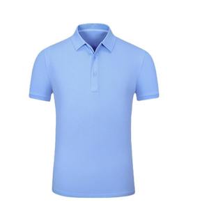 Polo design simple et propre tissu riche en coton manchette et col côtelés adaptés au bureau et aux loisirs - Product Image 4