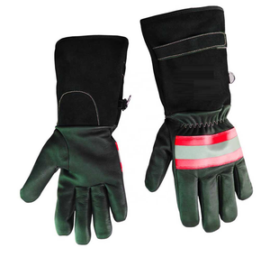 Guantes de lucha contra incendios Guantes DE SEGURIDAD ignífugos y protección contra el calor Guantes de bombero de cuero León - Product Image 6