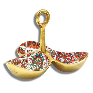 Tazón decorativo de aluminio y Metal de Venta caliente Meena terminado Hogar y boda Tazón DE SERVICIO DE MODA - Product Image 2