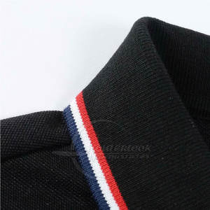 Prix de gros 100% coton pour hommes pour T-shirts polo Respirant avec séchage rapide et manches courtes OEM Logo personnalisé Motif solide - Product Image 2