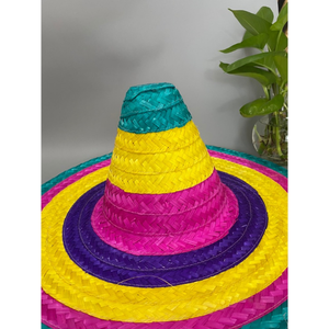 Sombrero de paja de verano personalizado al por mayor Sombrero de paja mexicano-Sombrero de vaquero occidental colorido a precio competitivo para viajar - Product Image 2
