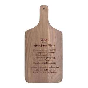 Planche à découper rectangulaire en bois durable, plateau à fromage, passe au lave-vaisselle, design personnalisé, plateau de service décoratif de haute qualité - Product Image 6