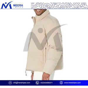 Veste matelassée isolée personnalisée pour hommes Vêtements d'extérieur d'hiver chauds et imperméables avec logo pour uniforme d'équipe ou promotion de marque - Product Image 3