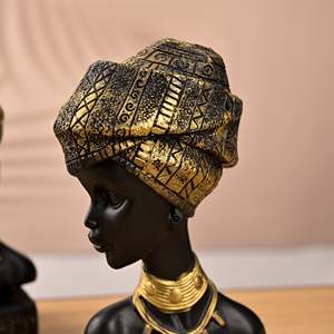 Figuras de Resina de Reinas Africanas Reales - Product Image 3