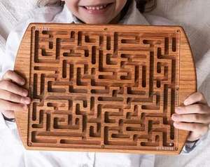 Plateau de jeu de labyrinthe en bois professionnel |   Meilleure finition, qualité artisanale |   Prix de gros direct d'usine - Product Image 2