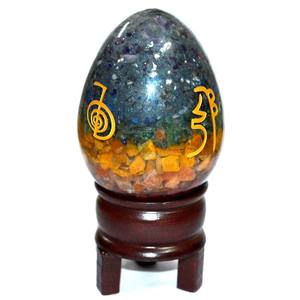 หินเรกิสำหรับการทำสมาธิโรสควอตซ์เรกิหิน1-2รูปไข่ชุด - Product Image 4