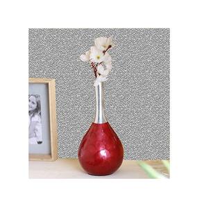 Nuevo jarrón dentado metálico de aluminio para decoración del hogar y decoración de bodas 2024 centro de mesa de regalo florero plateado - Product Image 5