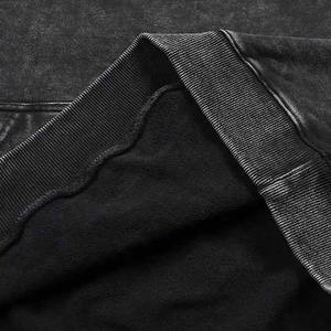 2025 fabricants de vêtements personnalisé Streetwear épais sweats à capuche grande taille hommes tissé à capuche pull à capuche - Product Image 6