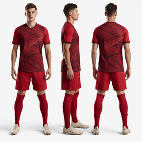Uniforme de Fútbol para Equipo, Transpirable, de Poliéster Ligero, Jersey y Pantalones Cortos para Entrenamientos y Partidos - Product Image 2