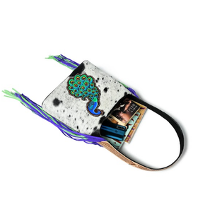 100% Genuine Cow Leather Crossbody <b>Bag</b> Women Fashionable Single Shoulder Real Hair <b>Zip</b> Closure Custom Printing Lady's <b>Bag</b> - Product Image 5