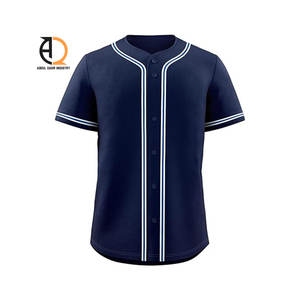 Camiseta de Béisbol con Tu Propio Logotipo, Uniformes de Béisbol Sublimados para Hombre - Product Image 4