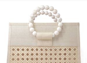 Sac en rotin 2024 best-seller avec poignée en grain de bois fait à la main de fournisseur célèbre - Product Image 3