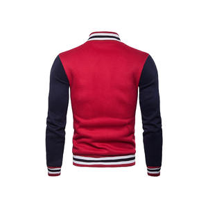 Meilleur prix Veste universitaire de qualité supérieure pour hommes Usine Design populaire Col montant CollegeBaseballjacket pour hommesExpédition DDP - Product Image 2