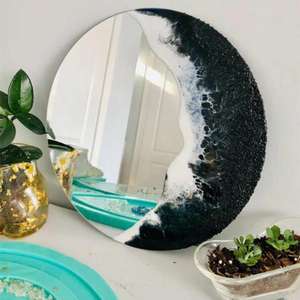 Top Selling Antique Finish Resin <b>Mirror</b> with Round Shape for <b>Vintage</b> Home Decor and Interior Decoration Use from Indian Supplier - Product Image 6