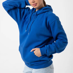 Sudadera con Capucha Personalizada para Mujer, de Invierno, de Algodón y Felpa, de Manga Larga, Holgada, con Bordado 3D y Estampado Frontal - Product Image 5