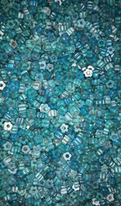 Perles de verre aspect ancien de style vintage sur mesure conception de motif de goutte pour les magasins de perles d'artisans de bijoux - Product Image 5