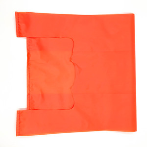 Precio barato, duradero, reciclable, a prueba de fugas, resistente al desgarro, bolsas de plástico para camisetas con su propia impresión de logotipo - Product Image 2