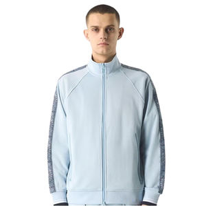 Chándal para correr al aire libre con chaqueta, chándal deportivo ajustado para entrenamiento de gimnasio, chándal de estilo moderno con pantalones para correr - Product Image 3