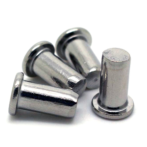 Remaches de Cabeza Plana, Tipos Sólidos y Semi-Tubulares, Diámetro de 3 mm a 8 mm, Alta Calidad - Product Image 1