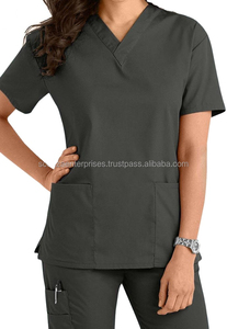 ชุดยูนิฟอร์มพยาบาลผ้าฝ้ายเนื้อนุ่มใส่สบายปรับแต่งได้สำหรับร้านขายยาและแพทย์ทางการแพทย์สำหรับโรงพยาบาล - Product Image 2