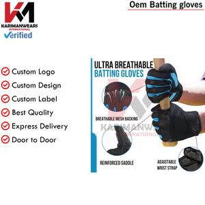 Guantes de bateo de béisbol para hombre, tamaño adulto, agarre de alta calidad, guantes de bateo de softbol transpirables, protección de rendimiento - Product Image 3