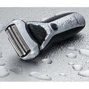 เครื่องโกนหนวดไฟฟ้าแบบ 3 ใบมีดสำหรับผู้ชาย ใช้ได้ทั้งแบบเปียกและแห้ง ชาร์จผ่าน USB พร้อมภาษาเยอรมัน กันน้ำและล้างทำความสะอาดได้-<span class=keywords><strong>ปลั๊ก</strong></span>แบบ UK - Product Image 1