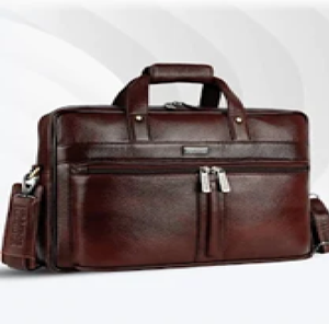 Porte-documents en cuir PU rouge bourgogne élégant, sac pour ordinateur portable d'affaires mince pour hommes, sac à bandoulière à prix de gros bon marché - Product Image 1