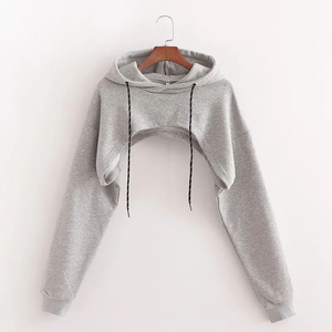 เสื้อฮู้ดผู้หญิงผ้าฟลีซระบายอากาศได้ดี ไม่เป็นขุย หนัก 220/400 GSM แบบสวมหัว สกรีนโลโก้ด้านหน้าได้ คุณภาพสูง สำหรับฤดูหนาว - Product Image 3