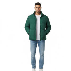 Chaqueta acolchada para hombre, cálida, acolchada, ligera, resistente al agua, cómoda, para exteriores y para invierno frío - Product Image 1