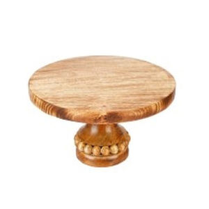 Nouveau support à gâteau en bois pour Table à dessert écorce ronde en bois porte-gâteau rustique plateau en bois écorces support à gâteau - Product Image 1