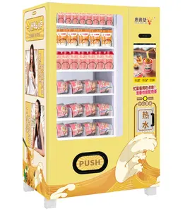 32 Inch Touch Screen Noodles Hot Food Vending Machine Automatic Instant Cup Noodle Vending Machine